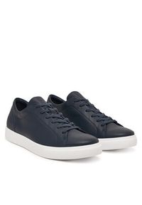 ecco - ECCO Sneakersy Soft 10 56011401038 Granatowy. Kolor: niebieski. Materiał: skóra #2