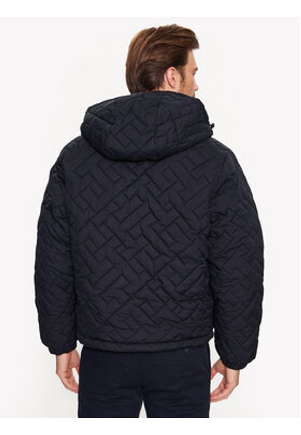 TOMMY HILFIGER - Tommy Hilfiger Kurtka przejściowa MW0MW31636 Granatowy Regular Fit. Kolor: niebieski. Materiał: syntetyk