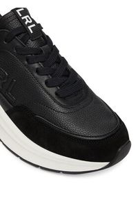 Lauren Ralph Lauren - LAUREN RALPH LAUREN Sneakersy 802974376002 Czarny. Kolor: czarny. Materiał: skóra #6