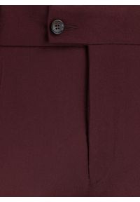 Pako Lorente - PAKO LORENTE – Bordowe spodnie garniturowe P21WP-6G-036-D-S. Kolor: czerwony. Materiał: wełna #2