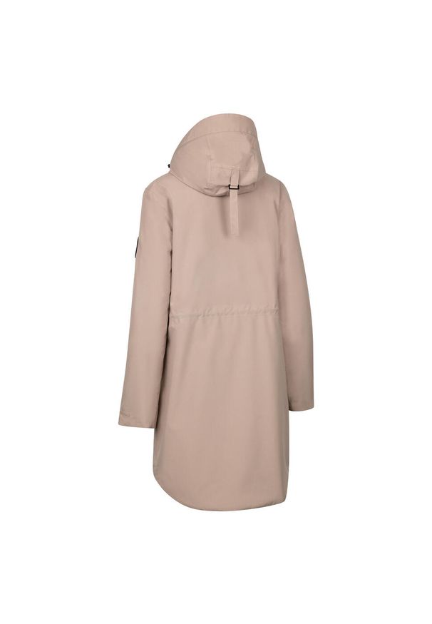 TRESPASS - Damska Kurtka Wodoodporna Deborah DLX. Kolor: beżowy. Sport: turystyka piesza