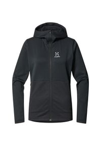 Haglöfs - Bluza z kapturem damska Lark Mid Hood. Typ kołnierza: kaptur. Kolor: czarny