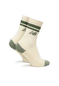 New Balance Zestaw 3 par wysokich skarpet unisex Active Lifestyle Striped Crew LAS35210AS3 Écru. Materiał: poliester, materiał #6
