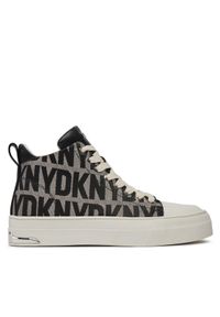 DKNY Trampki Yaser K1491518 Czarny. Kolor: czarny. Materiał: skóra