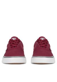 DC Shoes Trampki MFA3014-1 Bordowy. Kolor: czerwony. Materiał: materiał