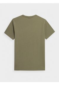 outhorn - T-shirt gładki męski. Okazja: na co dzień. Materiał: bawełna, jersey. Wzór: gładki. Styl: casual #6