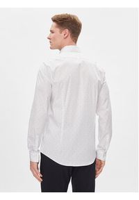 Calvin Klein Koszula K10K112298 Biały Slim Fit. Kolor: biały. Materiał: bawełna #4