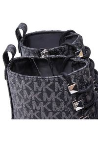 MICHAEL Michael Kors Trapery Haskell Bootie 40F2HSFE5B Czarny. Kolor: czarny. Materiał: skóra #4