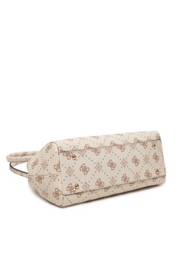 Guess Torebka Carrie Logo HWGP98 98080 Écru. Kolor: kremowy. Materiał: skórzane