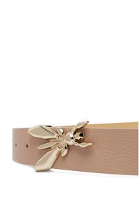 Patrizia Pepe Pasek Damski CW0471/L001-R874 Beżowy. Kolor: beżowy. Materiał: skóra #2