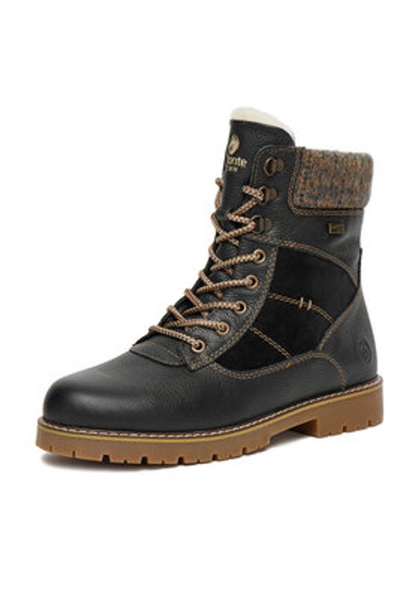 Remonte Trzewiki CEO-D9378-00 Czarny. Kolor: czarny. Materiał: skóra