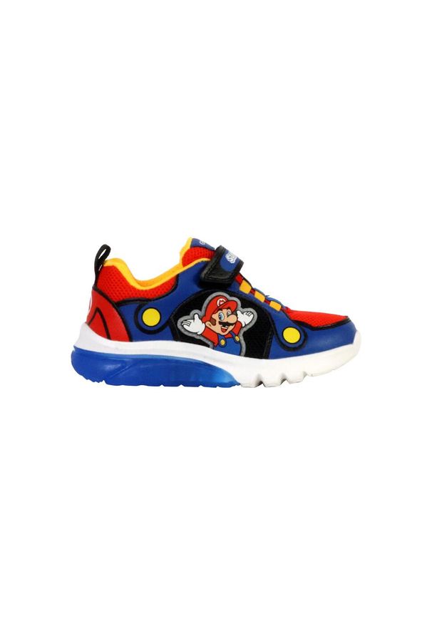 Sneakersy dziecięce Geox Ciberdron A. Kolor: czerwony, wielokolorowy, niebieski