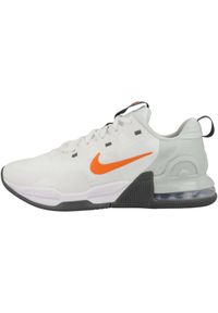 Buty treningowe męskie Nike Air Max Alpha Trainer 5. Zapięcie: sznurówki. Kolor: biały, czarny, żółty. Materiał: syntetyk, tkanina, materiał. Szerokość cholewki: normalna. Model: Nike Air Max #1