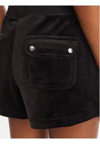 Juicy Couture Szorty sportowe Eve JCBHS224801 Czarny Regular Fit. Kolor: czarny. Materiał: syntetyk
