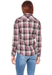 Wrangler - KOSZULA WRANGLER CHECK SHIRT ROSIN GREEN W5240LUWY. Kolor: różowy #4