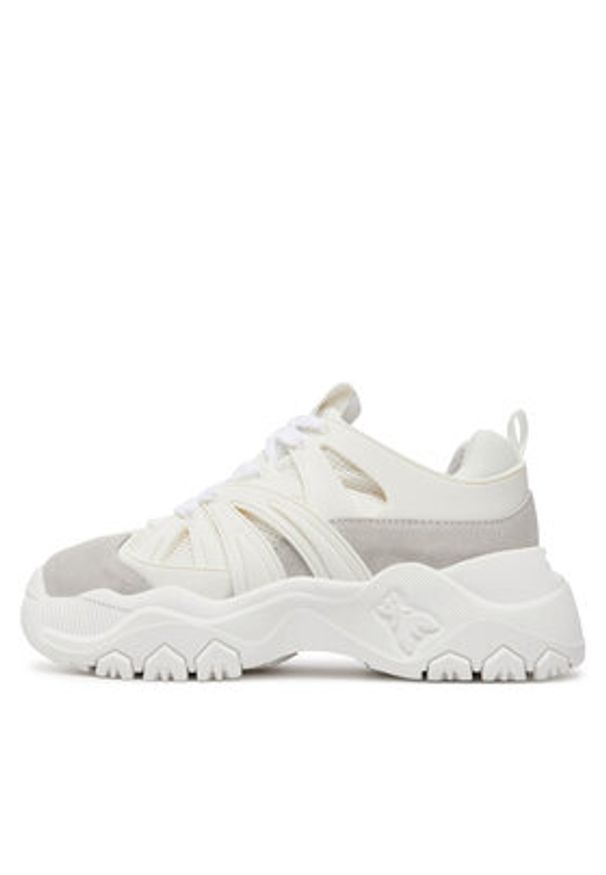 Patrizia Pepe Sneakersy 8Z0043/V005-W233 Écru. Materiał: materiał
