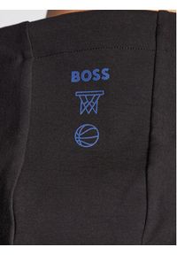 BOSS - Boss Bluza NBA 50477412 Czarny Regular Fit. Kolor: czarny. Materiał: bawełna