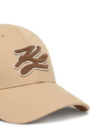 Karl Lagerfeld - KARL LAGERFELD Czapka z daszkiem B2W33019 Beżowy jasny. Kolor: beżowy. Materiał: bawełna #2