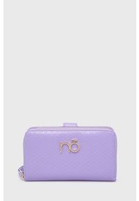 Nobo portfel damski kolor fioletowy. Kolor: fioletowy. Materiał: materiał
