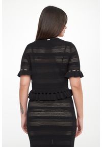 Twinset Milano - Sweter damski ażurowy TWINSET. Wzór: ażurowy #2