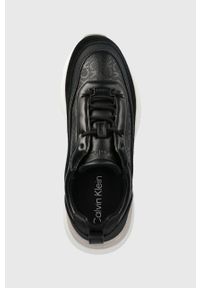 Calvin Klein sneakersy FLEXI RUNNER LACE UP - EPI MONO kolor czarny HW0HW01662. Nosek buta: okrągły. Zapięcie: sznurówki. Kolor: czarny. Materiał: guma #3