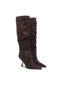 MICHAEL Michael Kors Kozaki 40F4LUHB5S Brązowy. Kolor: brązowy. Materiał: skóra #3