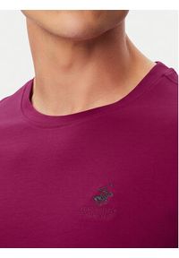 Beverly Hills Polo Club T-Shirt P-SS26M-TS41740 Bordowy Regular Fit. Typ kołnierza: polo. Kolor: czerwony. Materiał: bawełna #3