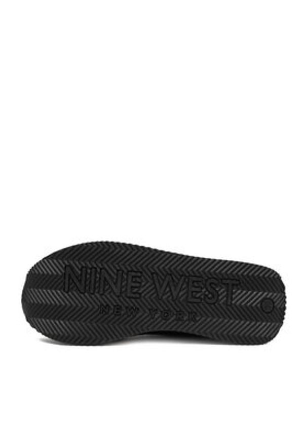 Nine West Sneakersy EO-H24049 Czarny. Kolor: czarny. Materiał: skóra, zamsz