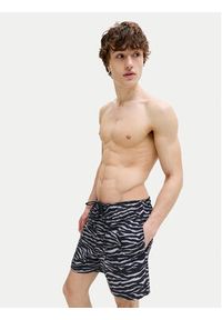 Jack & Jones Szorty kąpielowe Maui Shell 12291808 Czarny Regular Fit. Kolor: czarny. Materiał: syntetyk #4