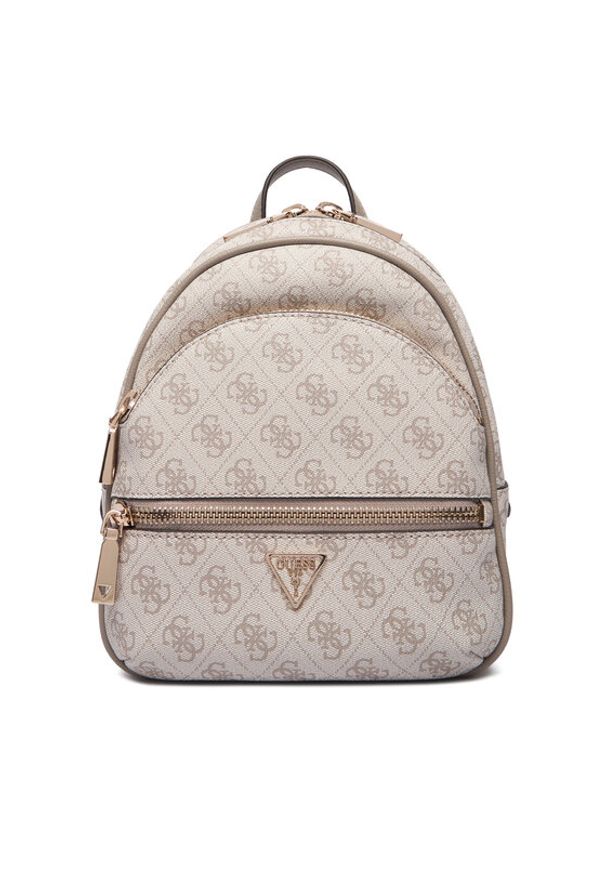 Guess Plecak Manhattan II HWSG71 18320 Beżowy. Kolor: beżowy. Materiał: skóra
