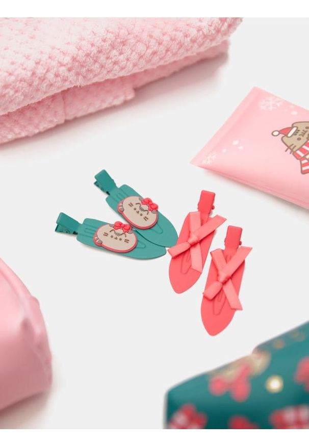 Sinsay - Spinki do włosów Pusheen 4 pack - wielobarwny
