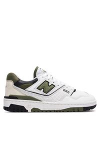 New Balance Sneakersy BB550DOB Biały. Kolor: biały. Materiał: skóra #1