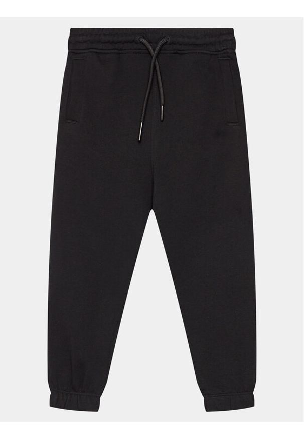 OVS Spodnie dresowe 1964985 Czarny Regular Fit. Kolor: czarny. Materiał: bawełna