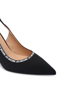 Love Moschino - LOVE MOSCHINO Szpilki JA10429G1PIM0000 Czarny. Kolor: czarny. Materiał: skóra. Obcas: na szpilce #5