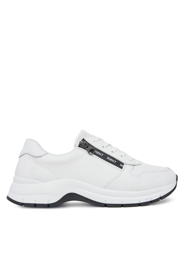 Remonte Sneakersy D0G12-80 Biały. Kolor: biały. Materiał: skóra, syntetyk
