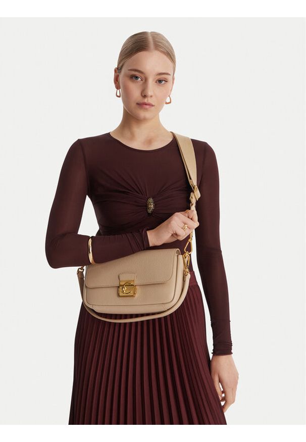 Coccinelle Torebka E1 U4K 12 02 01 Beżowy. Kolor: beżowy. Materiał: skórzane