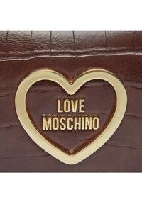 Love Moschino - LOVE MOSCHINO Torebka JC4178PP0HKC0301 Brązowy. Kolor: brązowy. Materiał: skórzane