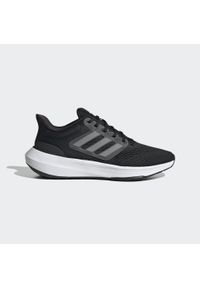 Adidas - Buty Ultrabounce. Kolor: czarny, biały, wielokolorowy. Materiał: materiał. Sport: turystyka piesza
