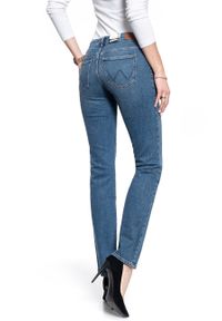 Wrangler - WRANGLER STRAIGHT DAMSKIE SPODNIE JEANSOWE JEANSY DŻINSY