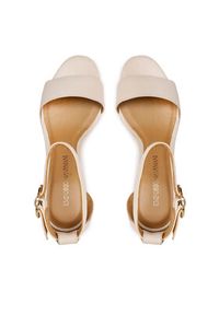 Emporio Armani Sandały X3P698 XF636 00159 Beżowy. Kolor: beżowy. Materiał: skóra #6