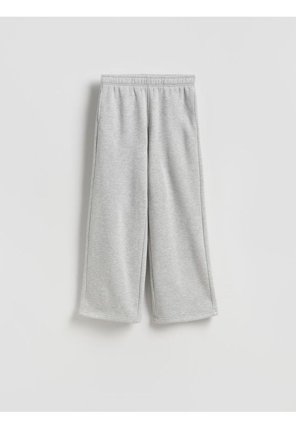 Reserved - Spodnie dresowe - jasnoszary. Kolor: szary. Materiał: dresówka