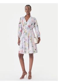 Rinascimento Sukienka koktajlowa CFC0127846003 Fioletowy jasny Regular Fit. Kolor: fioletowy. Materiał: wiskoza. Styl: wizytowy #3