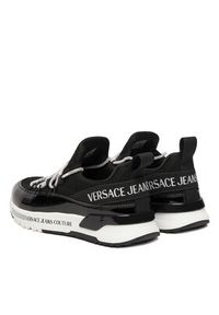 Versace Jeans Couture Sneakersy 79VA3SAB Czarny. Kolor: czarny. Materiał: materiał #2