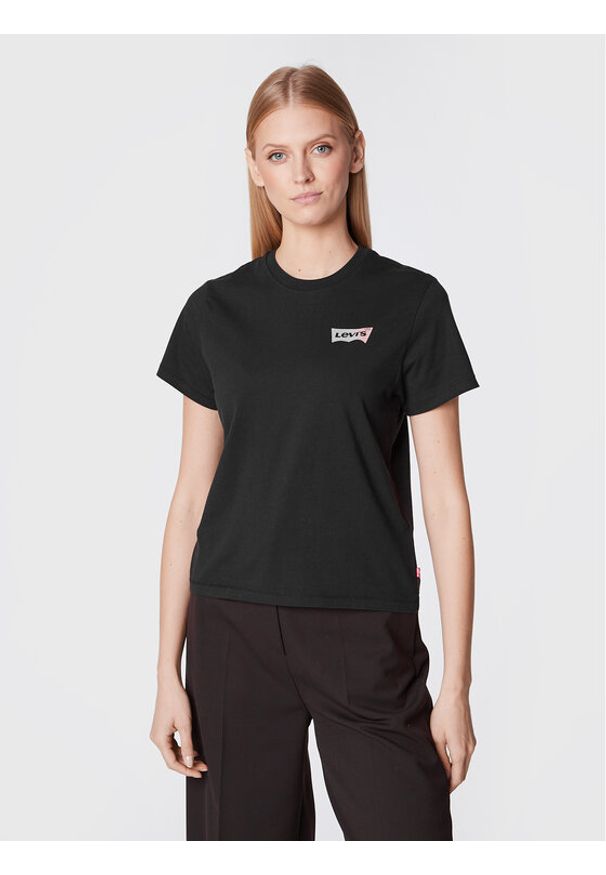 Levi's® T-Shirt A2226-0020 Czarny Regular Fit. Kolor: czarny. Materiał: bawełna