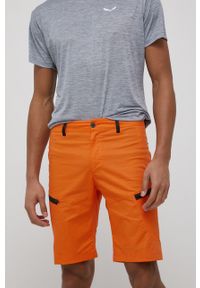 Salewa szorty outdoorowe Lavaredo męskie kolor pomarańczowy. Kolor: pomarańczowy. Materiał: poliester, elastan, materiał, włókno