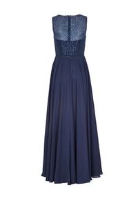 Swing Sukienka wieczorowa 5AD19800 Granatowy Regular Fit. Kolor: niebieski. Materiał: syntetyk. Styl: wizytowy #4