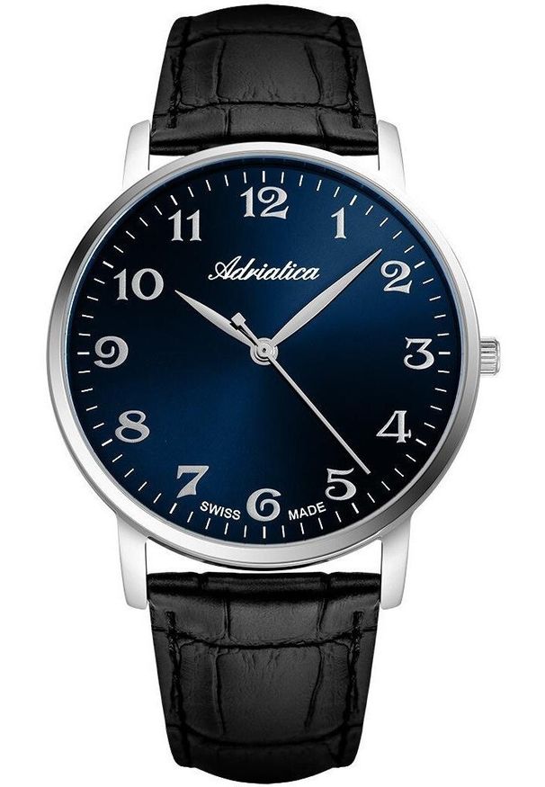 Zegarek męski Adriatica A1287.5225QN czarny. Kolor: czarny