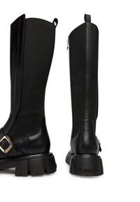 Love Moschino - LOVE MOSCHINO Kozaki JA26015G1NIA000041 Czarny. Kolor: czarny. Materiał: skóra #4