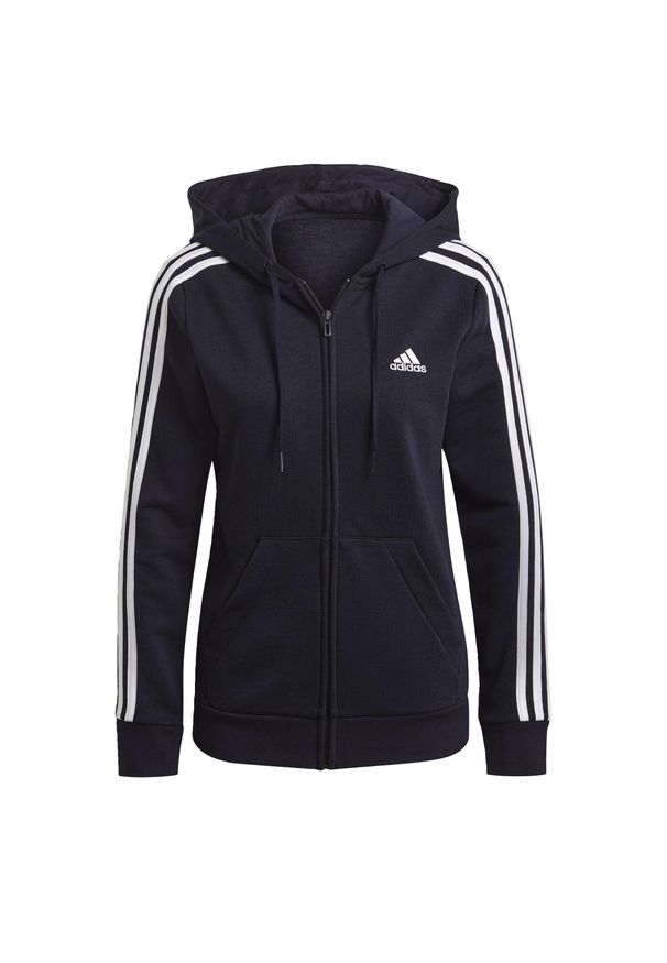 Adidas - Bluza damska adidas Essentials French. Kolor: wielokolorowy, biały, niebieski