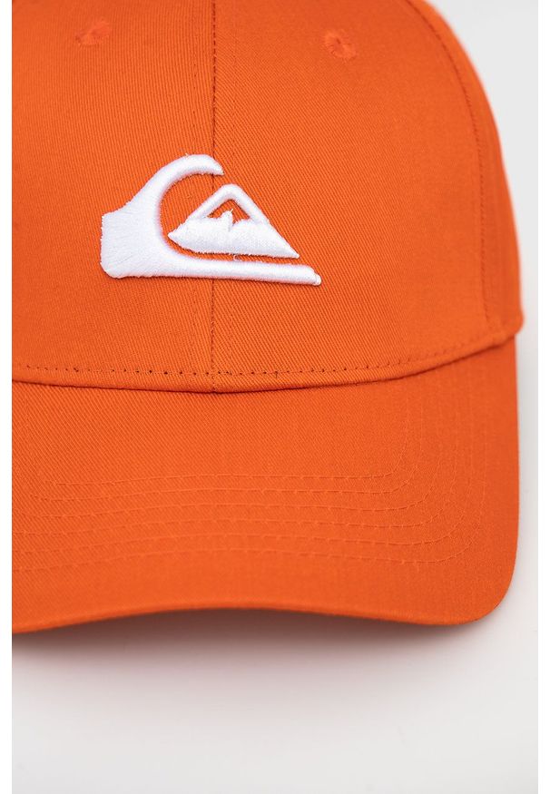 Quiksilver kolor szary z aplikacją. Kolor: pomarańczowy. Wzór: aplikacja